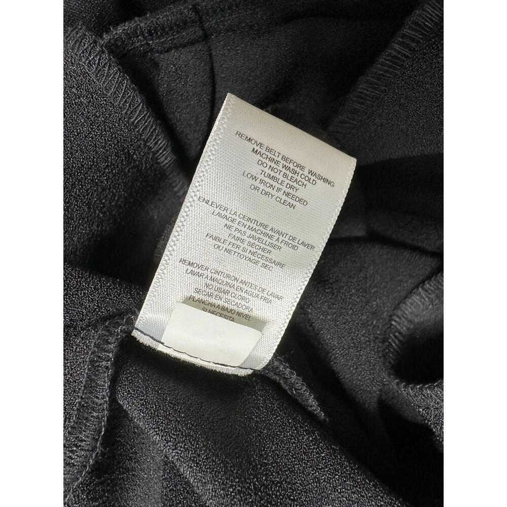 Julia Jordan NWT Womens Halter Neck Wide Leg V Neck Belted Black Jumpsuit Sz 10 - Picture 9 of 9